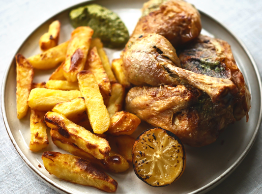 Chicken, Chips & Salsa Verde