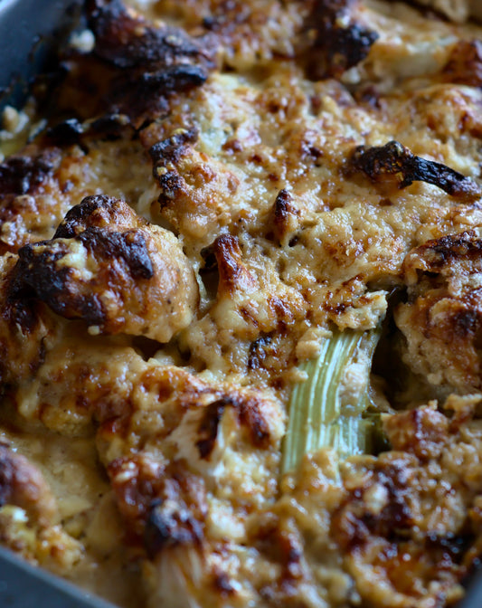 Roasted Cauliflower Cheese