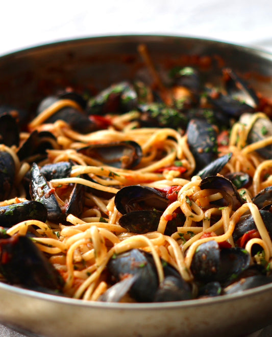 Mussel & Monkfish Linguine