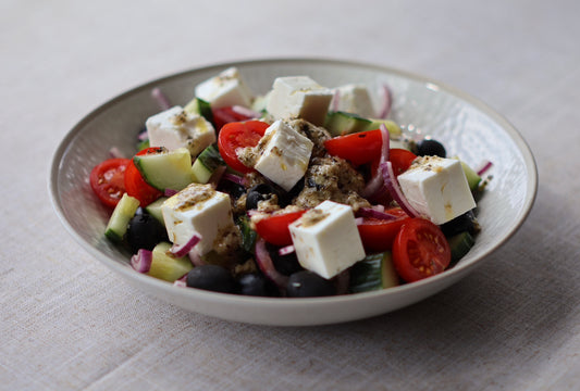 Garlicky Greek Salad