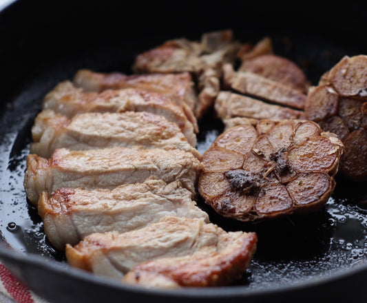 Pork T-bone, Anchovy Dressing