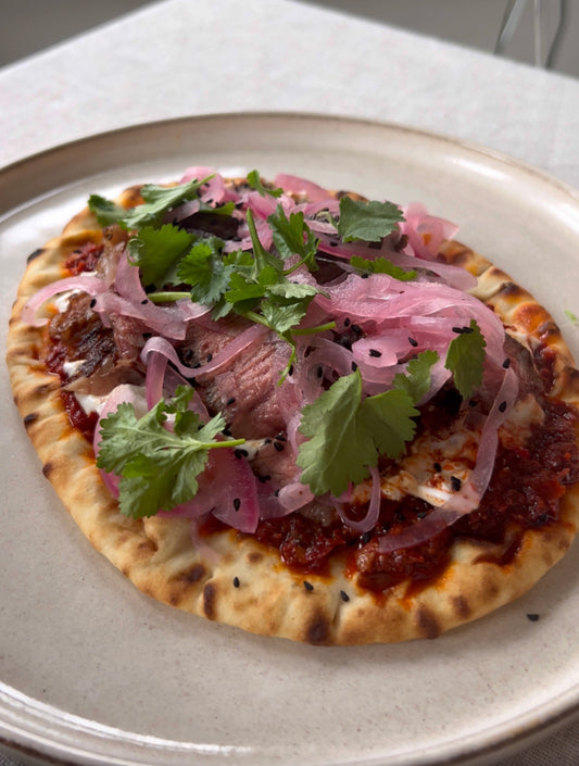 Middle Eastern Steak Flatbread