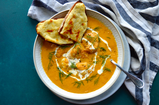 Carrot & Fennel Monkfish Soup